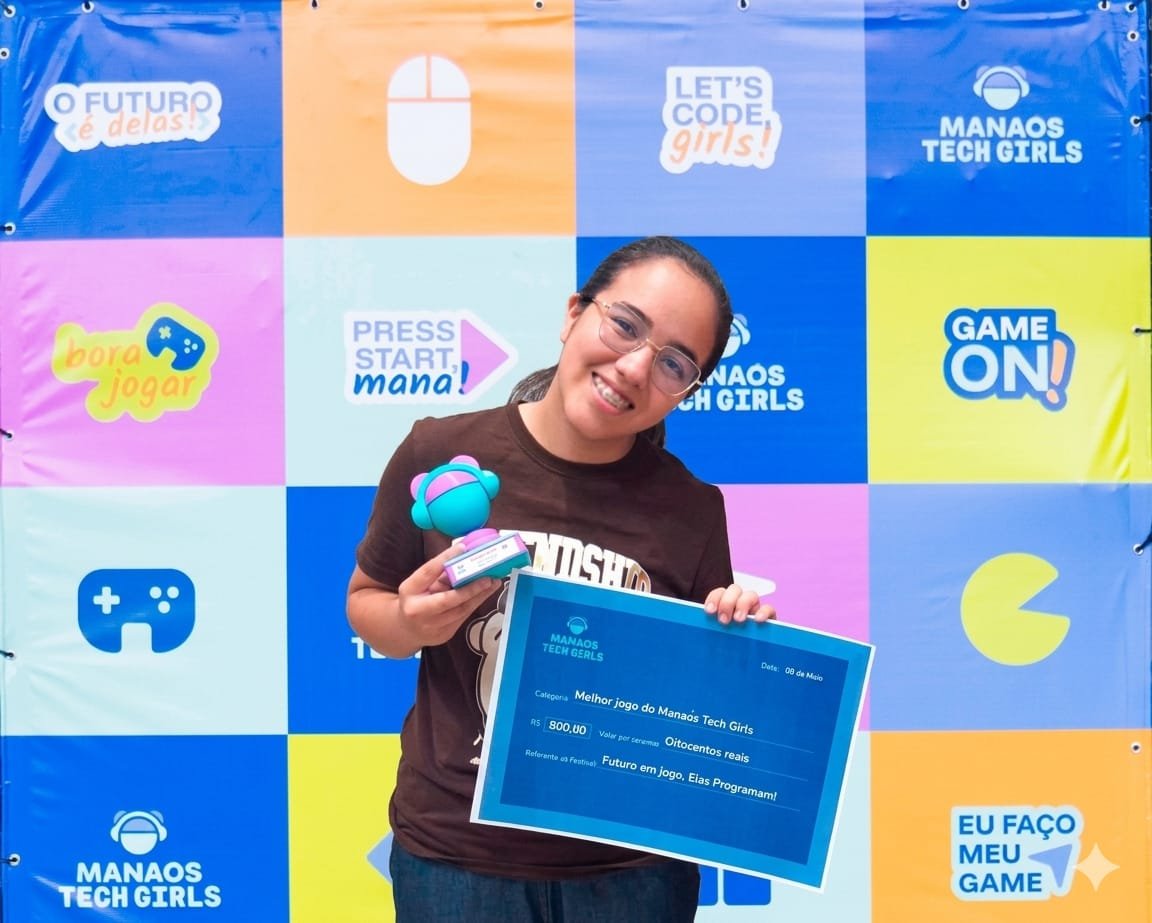 Projeto abre 800 vagas gratuitas para curso de criação de jogos para estudantes no Amazonas