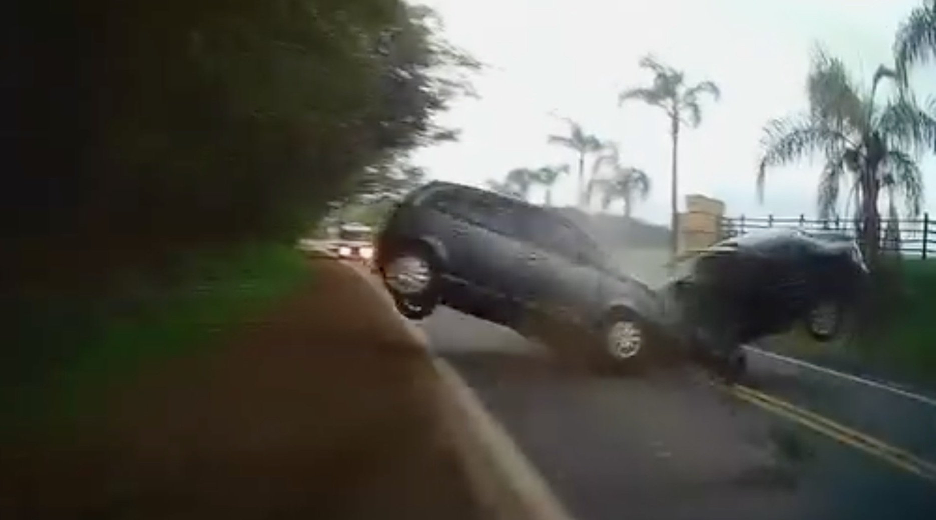 Câmera flagra colisão frontal que matou motorista no Noroeste do RS