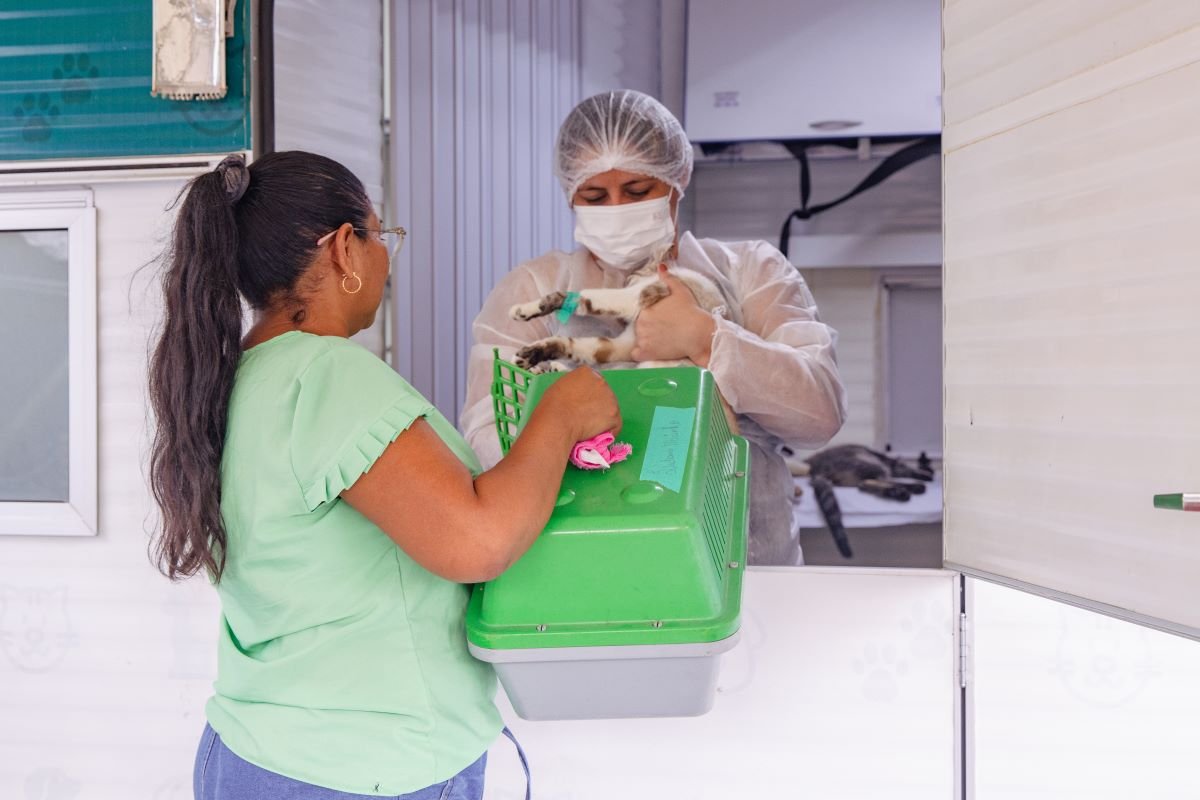 Castramóvel realiza cadastro para castração de cães na Cidade Nova