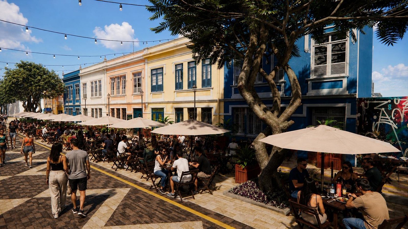 Trânsito na rua Ferreira Pena é interditado nesta segunda-feira para obras; veja desvios