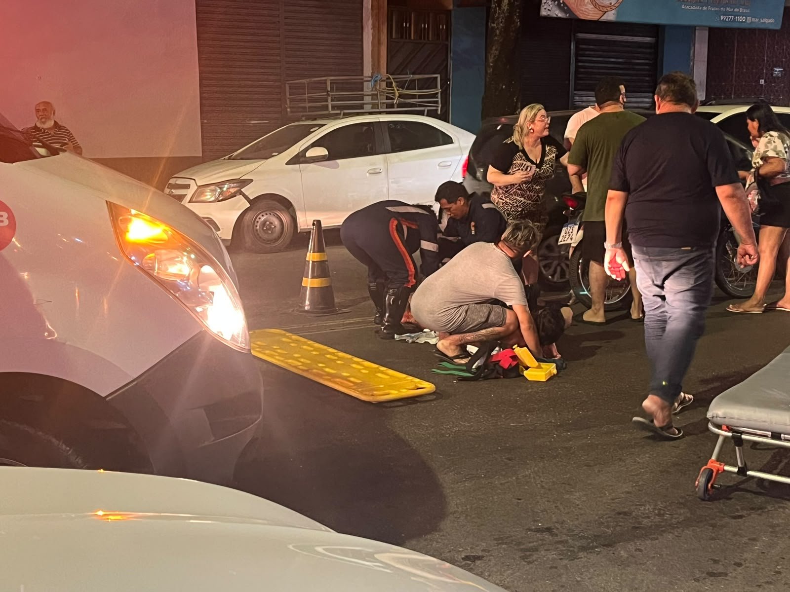 Motociclista sofre acidente violento na Zona Norte de Manaus