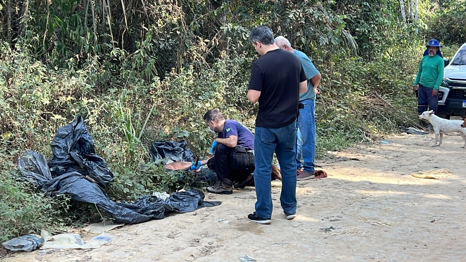 Corpo é encontrado amarrado às margens do Ramal do Brasileirinho