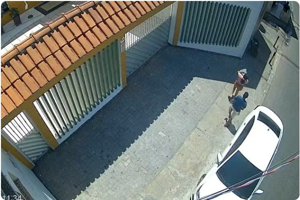 Imagens de segurança flagram casal abandonando recém-nascida em Manaus