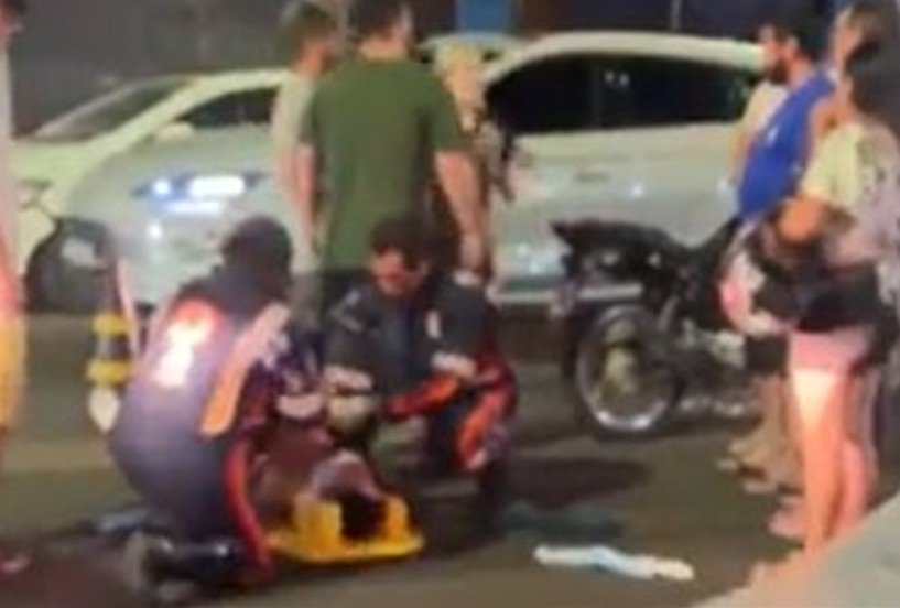 Motociclista sofre acidente violento na Zona Norte de Manaus