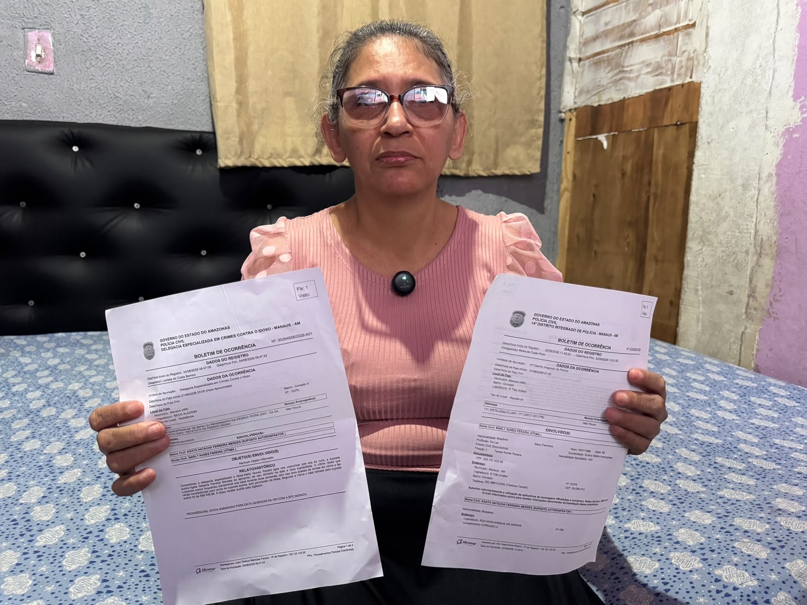 Conhecida ganha a confiança de idosa, usa o rosto dela para fazer empréstimos e some com mais de R$ 6 mil no Coroado