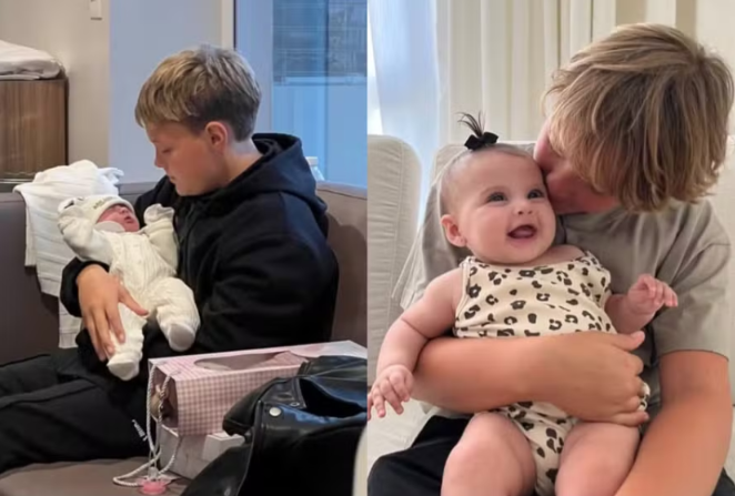 Davi Lucca completa 15 anos e ganha homenagem de Amanda Kimberlly