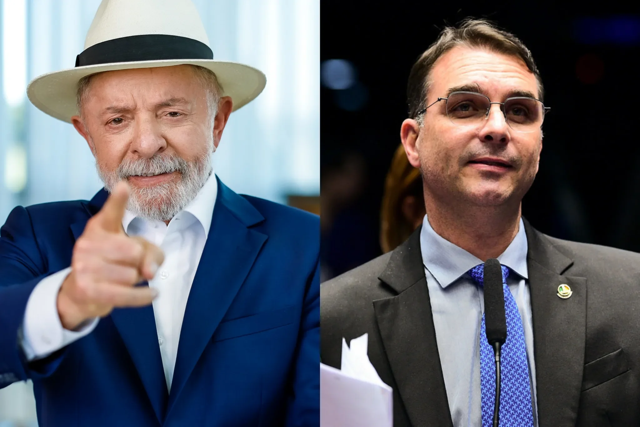 Lula empata com Flávio Bolsonaro e lidera contra outros rivais em cenário de 2º turno
