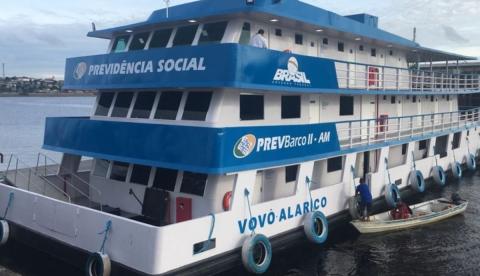 INSS divulga calendário dos serviços dos PREVBarcos no Amazonas para agosto