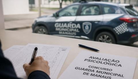 Concurso: Guarda Municipal de Manaus avaliará 23 características psicológicas dos candidatos