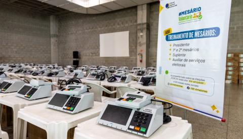 TRE-AM inicia treinamento de mesários para as eleições de 2026 em Manaus