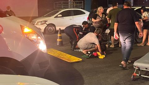 Motociclista sofre acidente violento na Zona Norte de Manaus