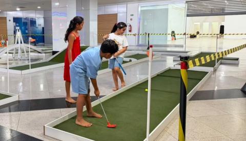 Manaus ganha pista de mini-golf durante o mês de agosto