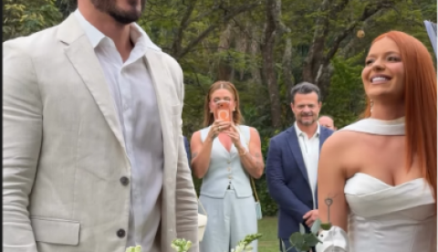 Viih Tube e Eliezer se casam no civil antes de cerimônia religiosa; veja fotos