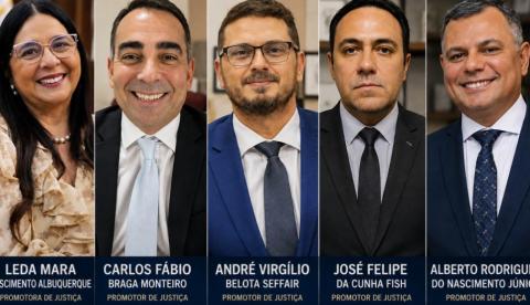 Cinco disputam lista que dará a Roberto Cidade escolha do próximo chefe do MP do Amazonas