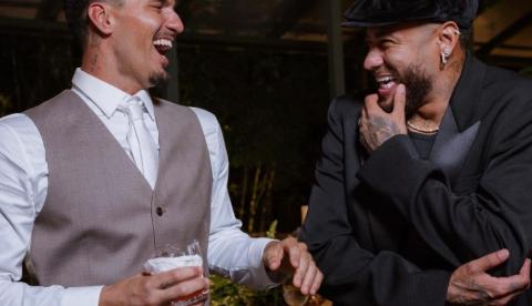 Neymar explica gafe no casamento de Gabriel Medina: "Só eu de preto"