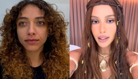 Atriz Alice Carvalho comenta boatos de romance com Anitta