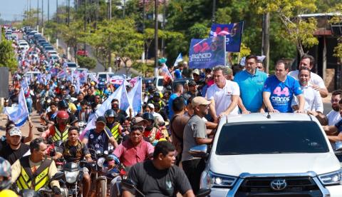 Roberto Cidade reúne milhares de apoiadores em Manacapuru no primeiro dia de campanha