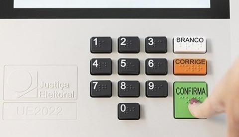 Veja a ordem em que os seis cargos aparecem na urna eletrônica
