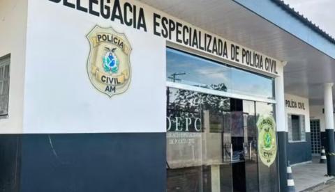 Homem é preso após arremessar lata de cerveja contra escola e ferir aluno em Tefé