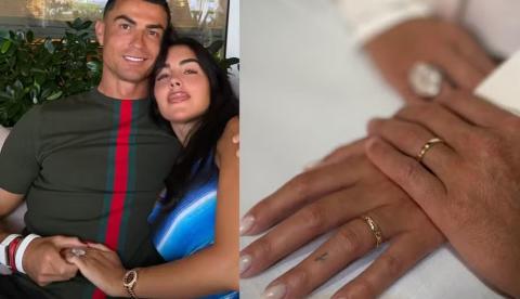 Cristiano Ronaldo e Georgina Rodríguez se casam após 10 anos