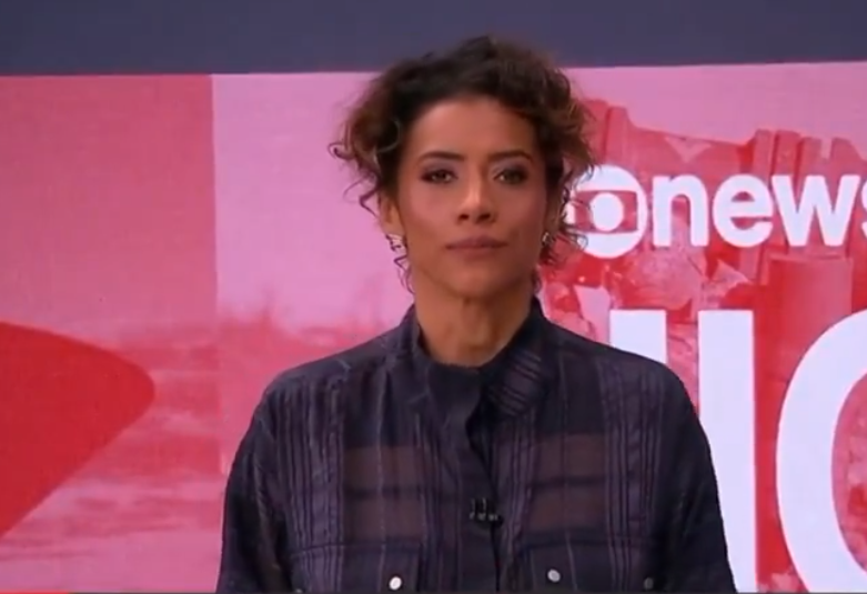 Apresentadora da Globonews se irrita ao vivo: "tá uma bagunça aqui"