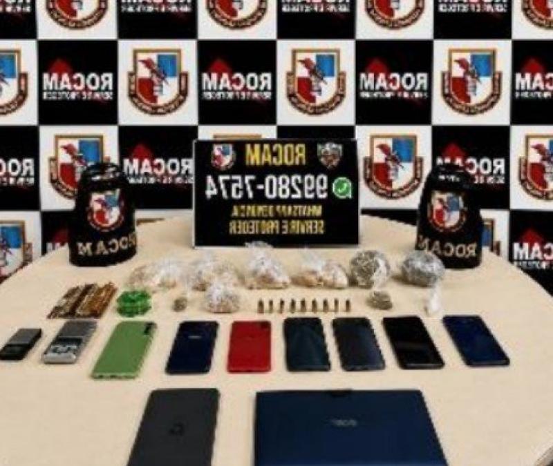 Polícia apreende drogas, munições e celular em operação no São José