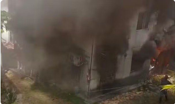 Moradores salvam bebê de 2 meses em incêndio que destruiu apartamentos e matou cão no Viver Melhor