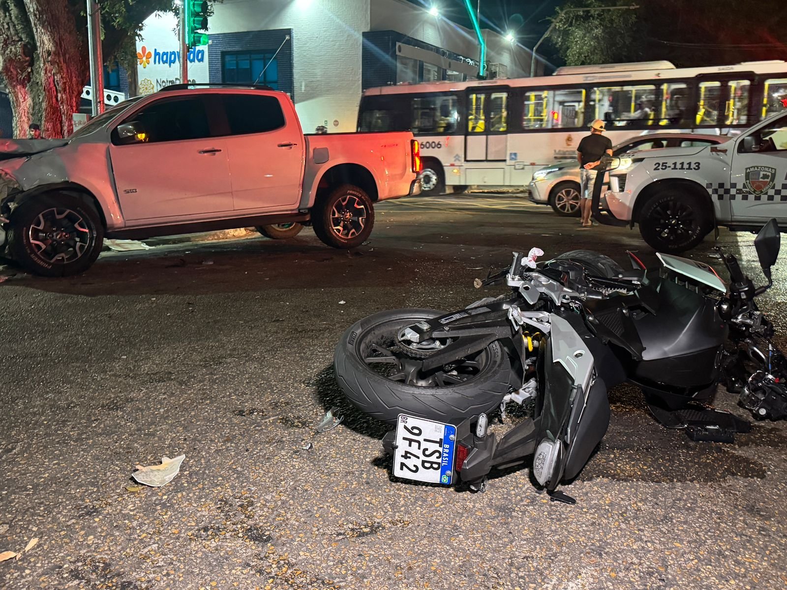 SSP-AM exonera servidor após acidente com viatura que resultou na morte de motociclista