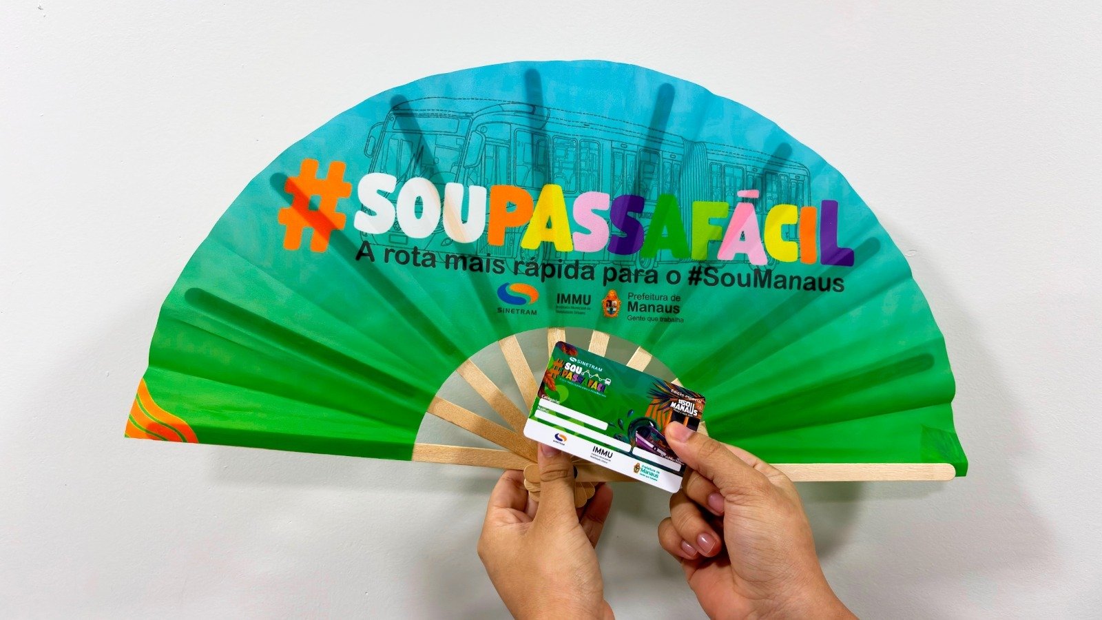 Prefeitura de Manaus lança cartão PassaFácil promocional com pulseira para o ‘#SouManaus 2026’