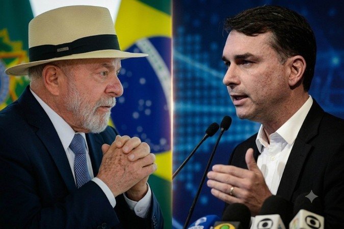 Pesquisa aponta empate técnico entre Lula e Flávio no 1º turno; confira