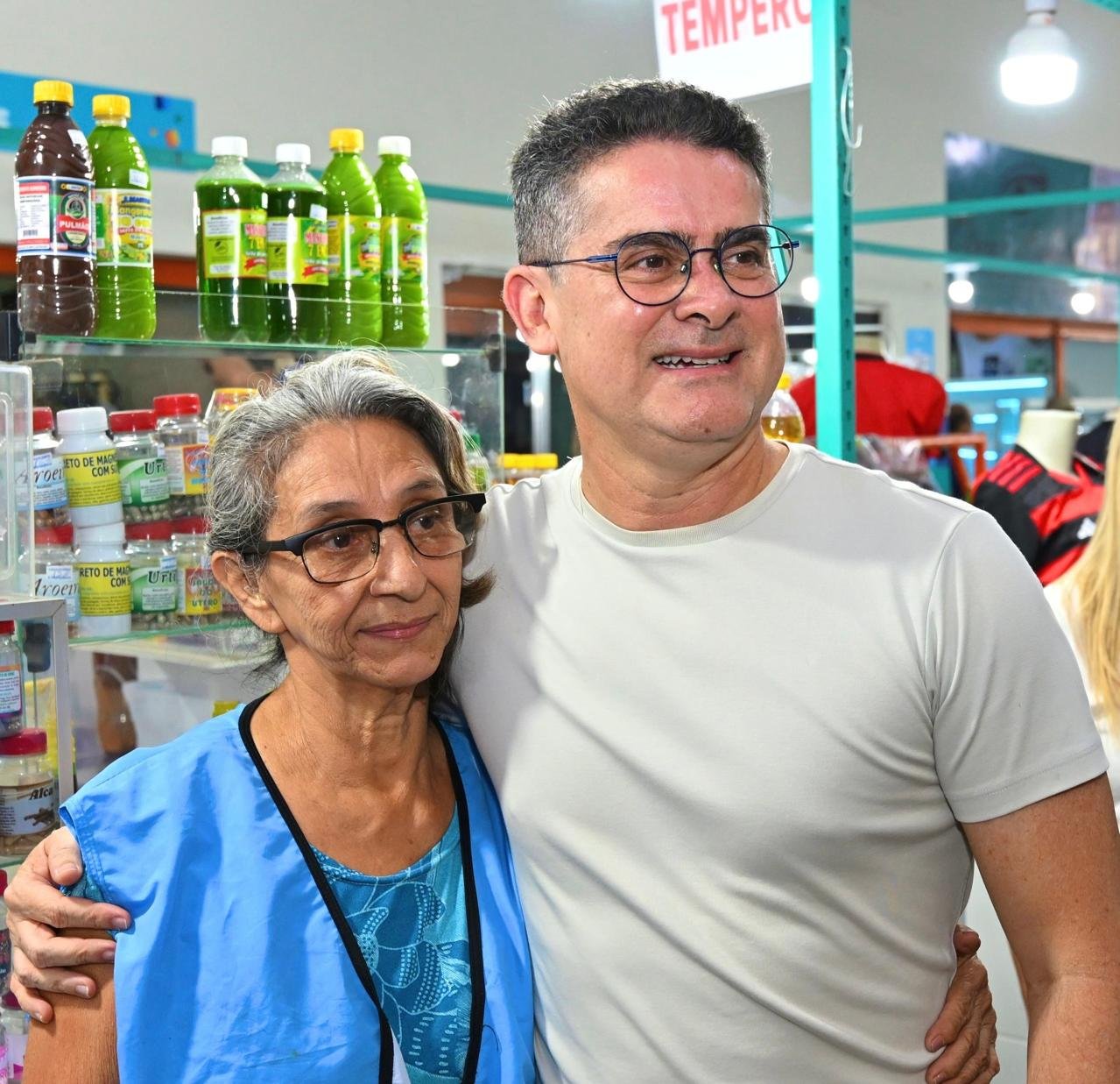 David Almeida visita feiras e defende valorização do produtor rural no Amazonas