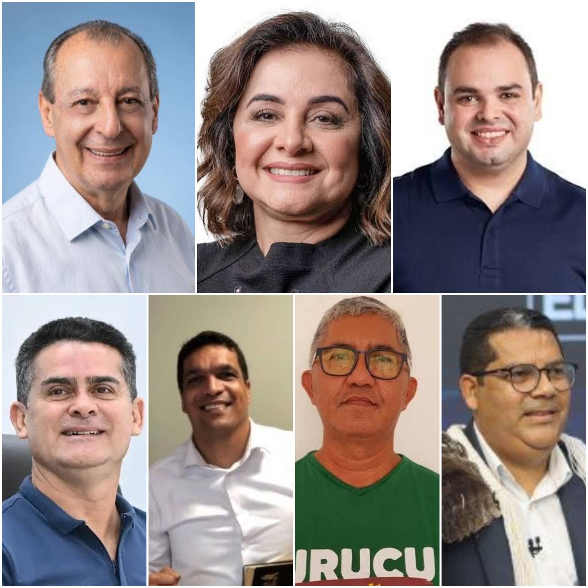 Sete candidatos disputam o Governo do Amazonas nas eleições de 2026