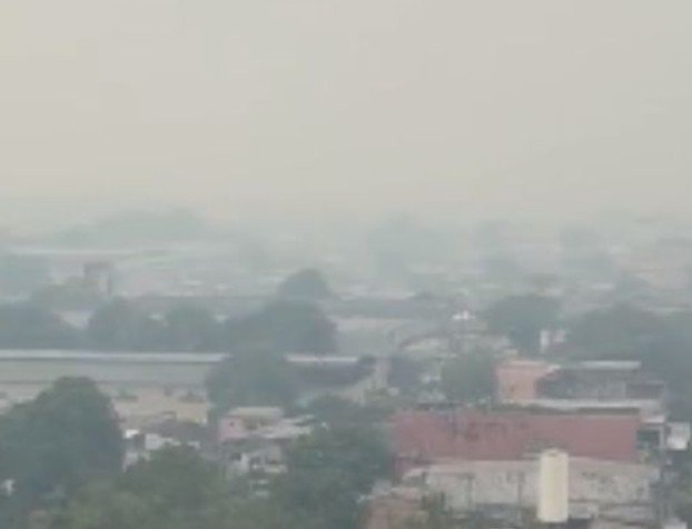 Qualidade do ar piora em Manaus em meio a aumento de incêndios