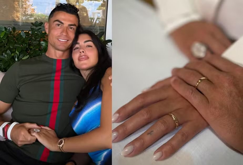 Cristiano Ronaldo e Georgina Rodríguez se casam após 10 anos