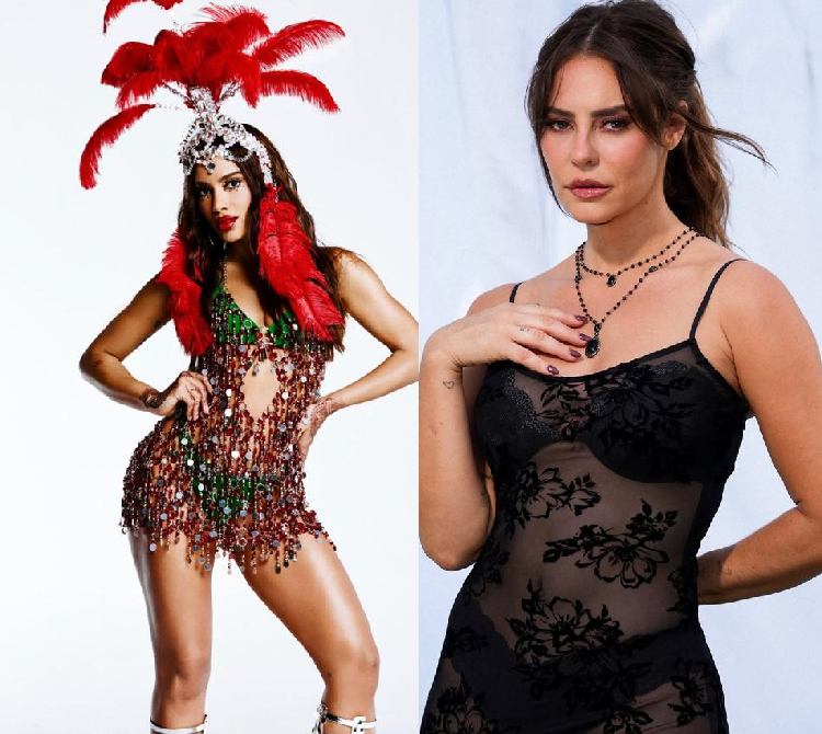 Paolla Oliveira elogia Anitta como rainha da bateria da Grande Rio
