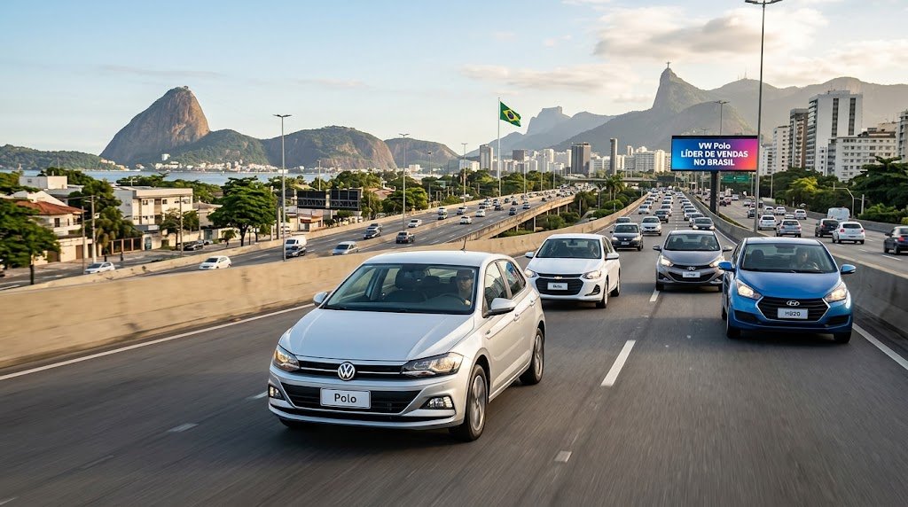 VW Polo dispara na liderança e se firma como carro novo mais vendido do Brasil