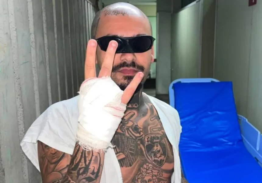 Streamer tem dedo amputado ao pular grade do Rock in Rio