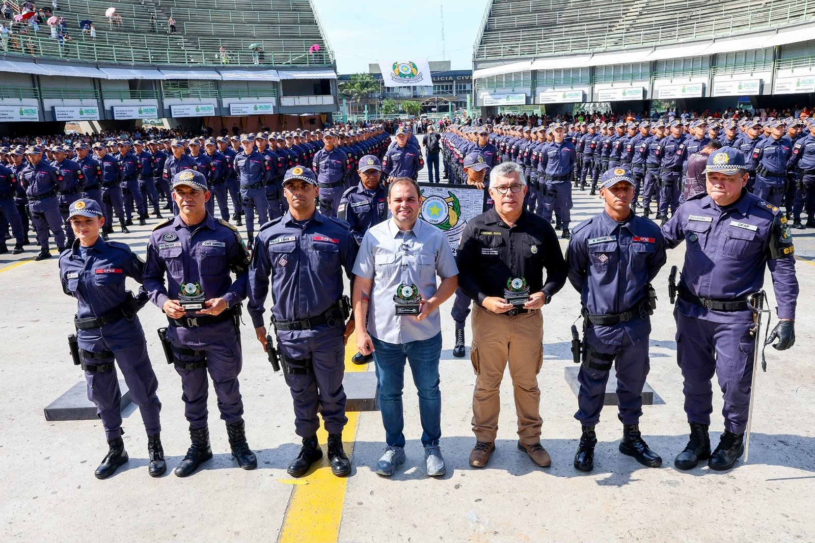 Roberto Cidade acompanha formatura de novos policiais e destaca ações de valorização da tropa