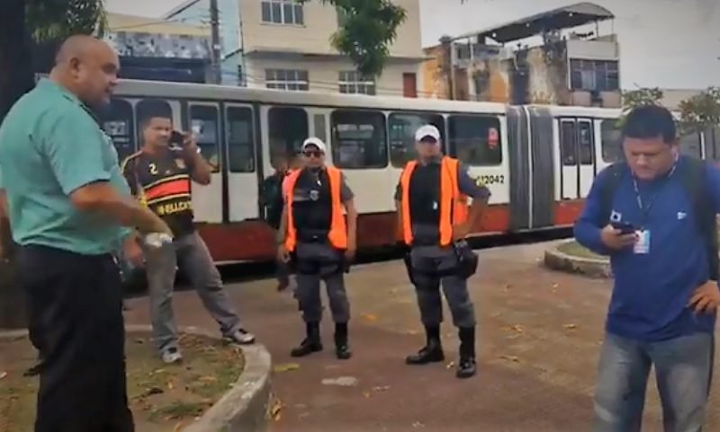 Greve dos rodoviários: Em 2018 sindicalista agrediu repórter do Portal do Holanda