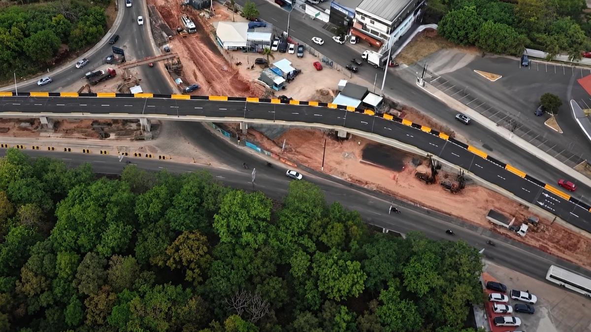 Avenida Coronel Teixeira será interditada neste fim de semana para obras do Passarão