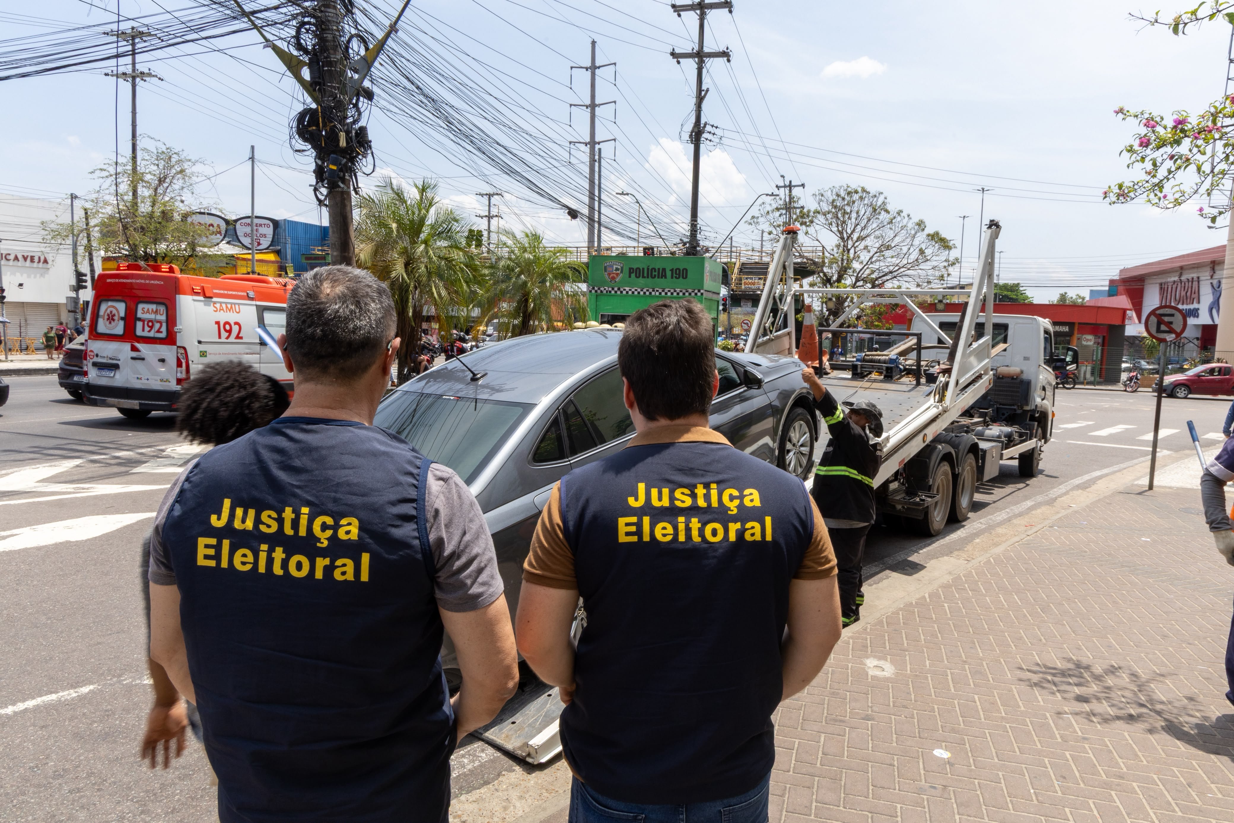 ‘Paredão’ irregular é apreendido durante fiscalização do TRE-AM em Manaus