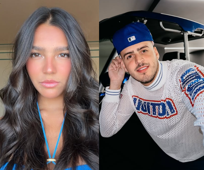 Jon Vlogs e Duda Guerra são vistos juntos em shopping no Rio
