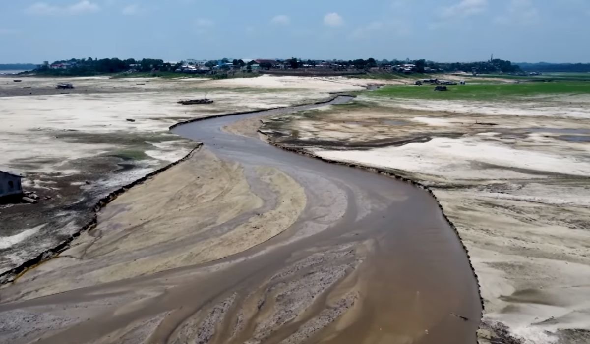 Solimões bate recorde de descida e deixa comunidades com acesso restrito no Amazonas