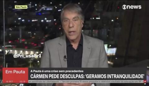 Comentarista da GloboNews rejeita versão de Moraes e diz que crise no STF não é culpa de Bolsonaro