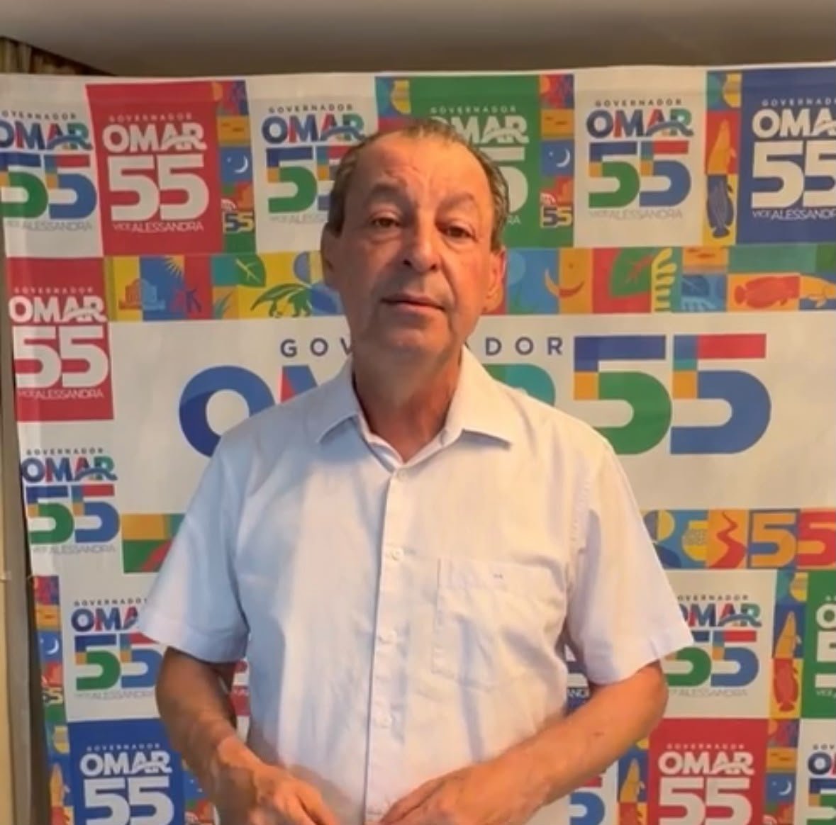 "Passou o susto": Omar Aziz tranquiliza apoiadores após atendimento médico em Manaus