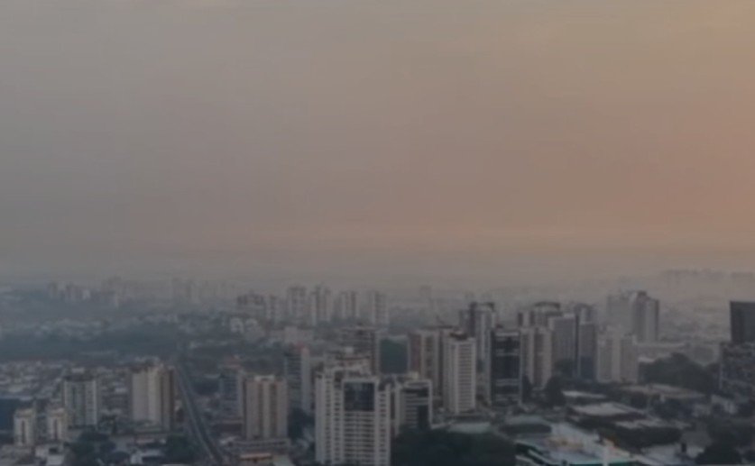 Irrespirável: Fumaça toma Manaus e deixa qualidade do ar péssima