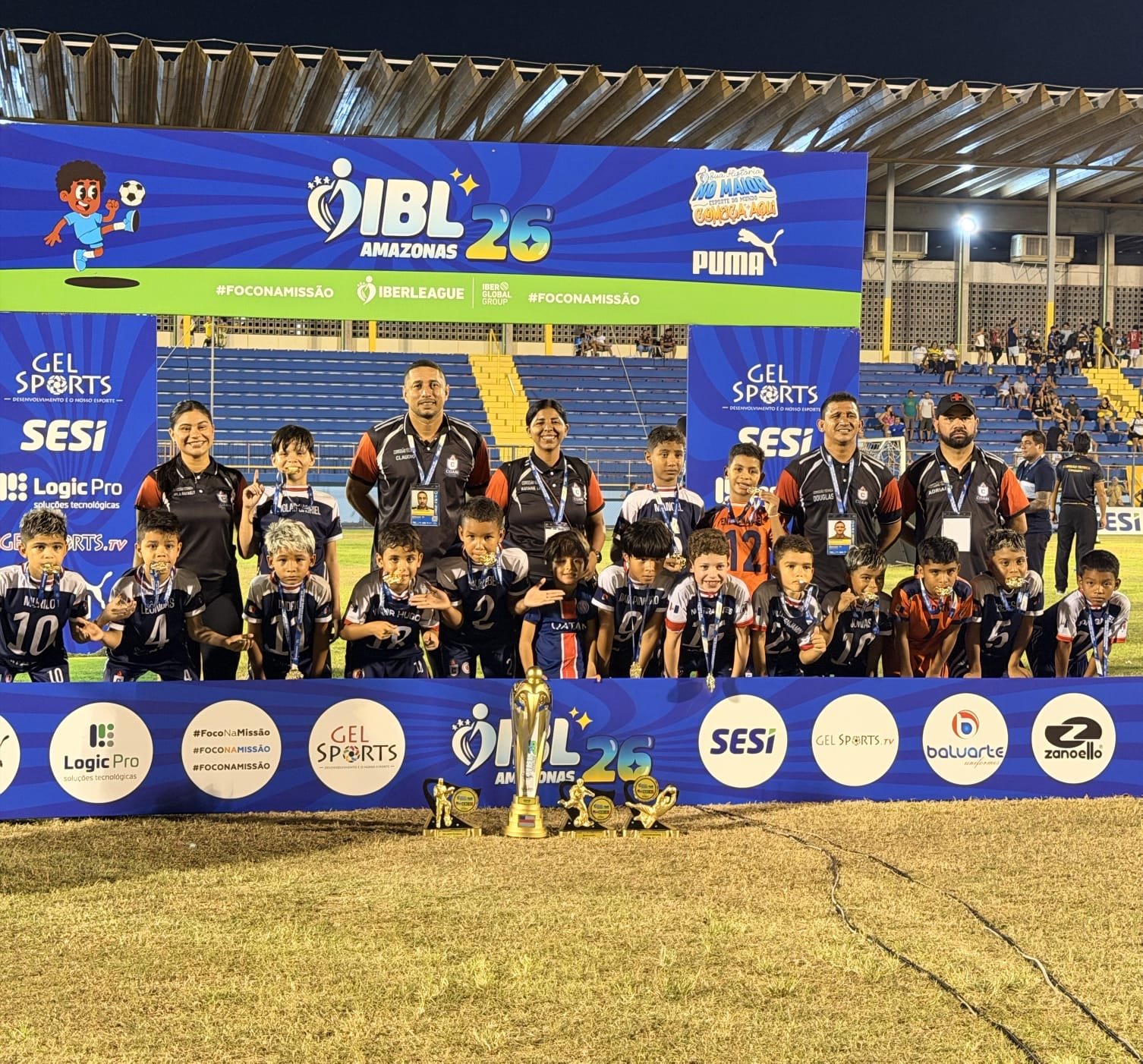 m estreia histórica, Seleção de Coari Sub-10 fatura título invicto da IberLeague Amazonas
