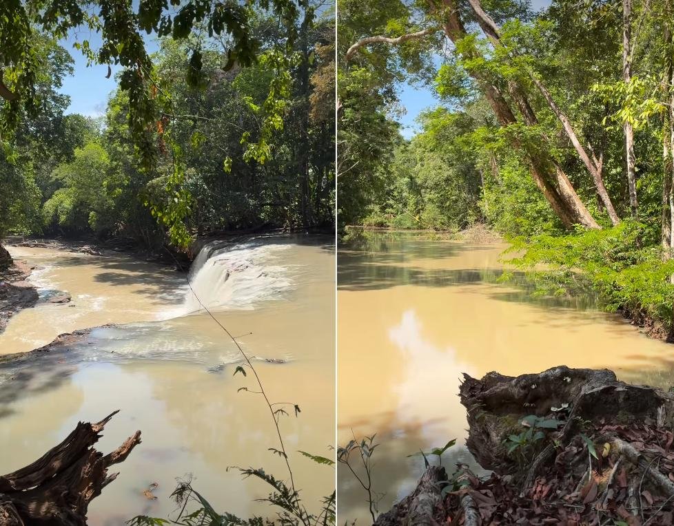 Água do Rio Urubu fica turva e Cachoeira Natal é fechada em Presidente Figueiredo