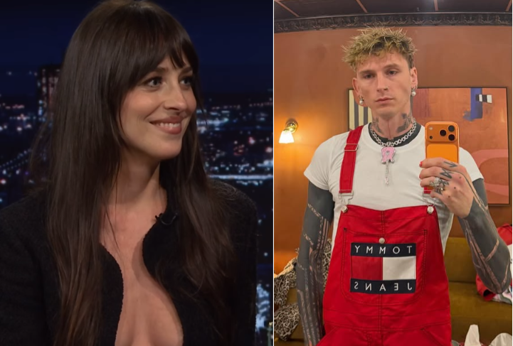 Affair? Machine Gun Kelly e Dakota Johnson são flagrados em restaurante