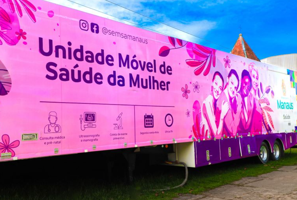 Saúde da Mulher: unidades móveis iniciam atendimento em cinco pontos de Manaus nesta terça
